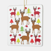 Kerstfeestdag Keramisch Ornament (Links)