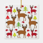 Kerstfeestdag Keramisch Ornament (Achterkant)