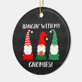 kerstfeestdag keramisch ornament (Links)