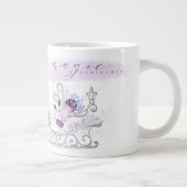 Kerstfeestdag - Kerstakermagisch - Unicorns Grote Koffiekop (Rechts)