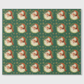 Kerstfeestdag  kerstcadedag Waterverf Cadeaupapier (Vlak)