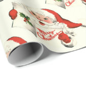 Kerstfeestdag  kerstcadedag Waterverf Cadeaupapier (Rol Hoek)