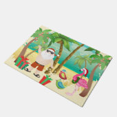 Kerstfeestdag kerstdag kerstdag met kerstmis deurmat (Schuin)