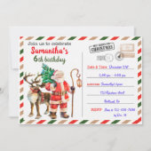 Kerstfeestdag kerstfeest kaart (Voorkant)