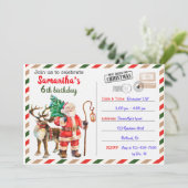 Kerstfeestdag kerstfeest kaart (Staand voorkant)