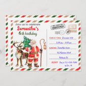 Kerstfeestdag kerstfeest kaart (Voorkant / Achterkant)