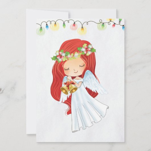 Kerstfeestdag kerstfeest kaart (Achterkant)