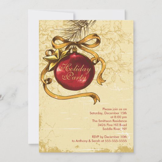 Kerstfeestdag kerstfeest kaart (Voorkant)