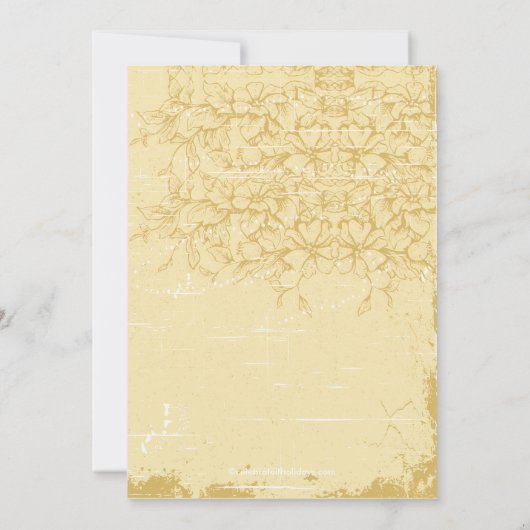 Kerstfeestdag kerstfeest kaart (Achterkant)