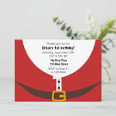 Kerstfeestdag kerstfeest kaart (Staand voorkant)