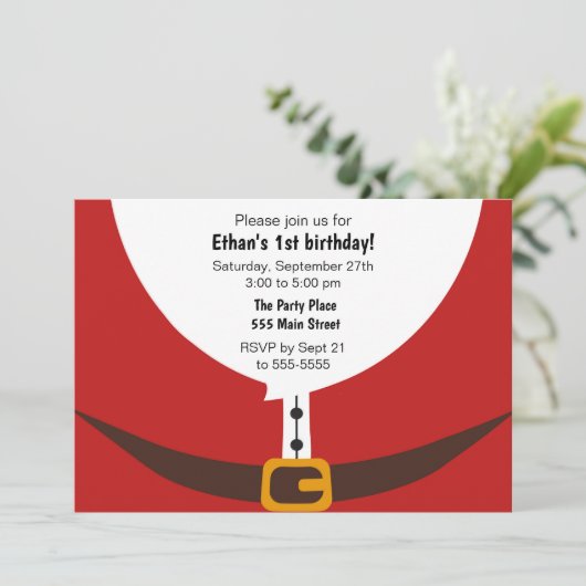 Kerstfeestdag kerstfeest kaart (Staand voorkant)