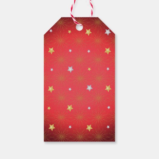 Kerstfeestdag kerstfeestdag cadeaulabel (Achterkant)