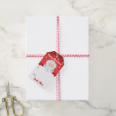 Kerstfeestdag kerstfeestdag cadeaulabel (Met Touw)