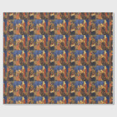 Kerstfeestdag kerstfeestdag cadeaupapier (Vlak)