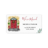 Kerstfeestdag kerstfeestdag etiket (Voorkant)