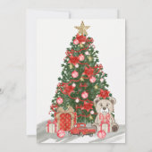 Kerstfeestdag kerstfeestdag kaart (Achterkant)