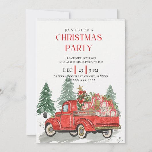 Kerstfeestdag kerstfeestdag kaart (Voorkant)