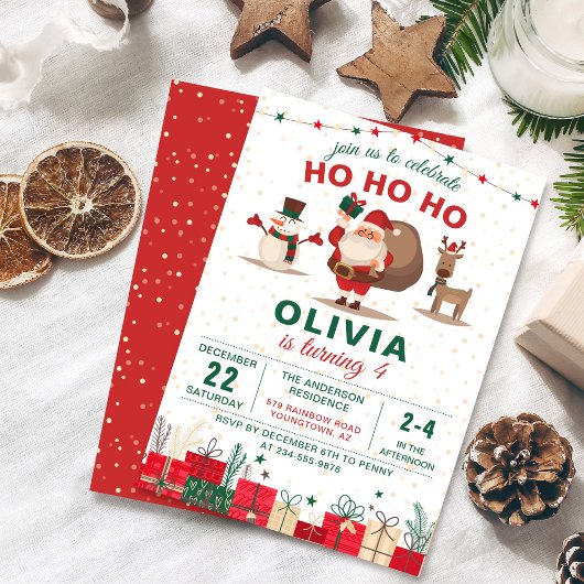 Kerstfeestdag kerstfeestdag kerstfeestdag kaart