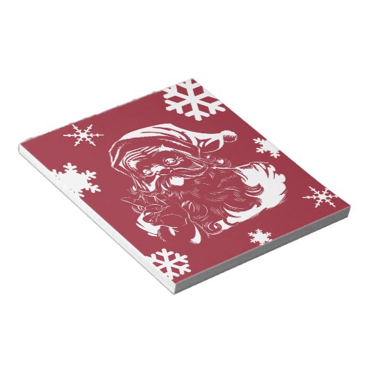 Kerstfeestdag kerstfeestdag notitieblok (Schuin)