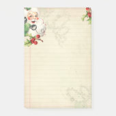 Kerstfeestdag kerstfeestelijke kerstcadeaupapier post-it® notes (Voorkant)