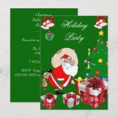 Kerstfeestdag kerstfeestelijke kerstfeestdag - Sin Kaart (Voorkant / Achterkant)