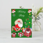 Kerstfeestdag kerstfeestelijke kerstfeestdag - Sin Kaart (Staand voorkant)