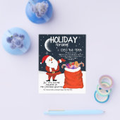 Kerstfeestdag kerstfeestelijke kerstfeestdag voor  flyer (Enkel)