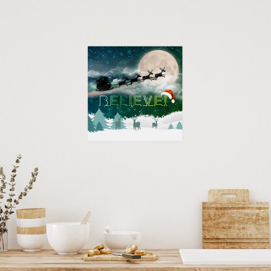 Kerstfeestdag kerstfeestkerstfeestkerstfeestdag: S Poster (Keuken)