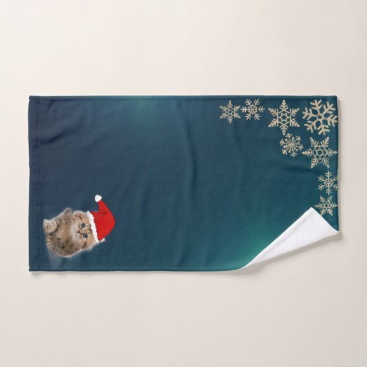 Kerstfeestdag — kerstkerstkerstkerstkerstkerstkers bad handdoek (Handdoek)