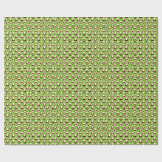 kerstfeestdag kerstkerstkerstkerstkerstmis cadeaupapier (Vlak)