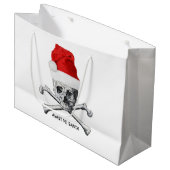 Kerstfeestdag kerstman — Sinterhaas Groot Cadeauzakje (Voorkant Gekanteld)