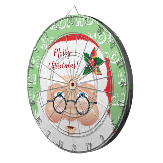 kerstfeestdag kerstmis dartbord (Voorkant Rechts)