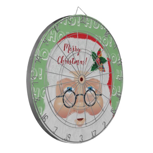 kerstfeestdag kerstmis dartbord (Voorkant Links)
