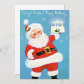 Kerstfeestdag Kerstmis Feestdagenkaart (Voorkant / Achterkant)