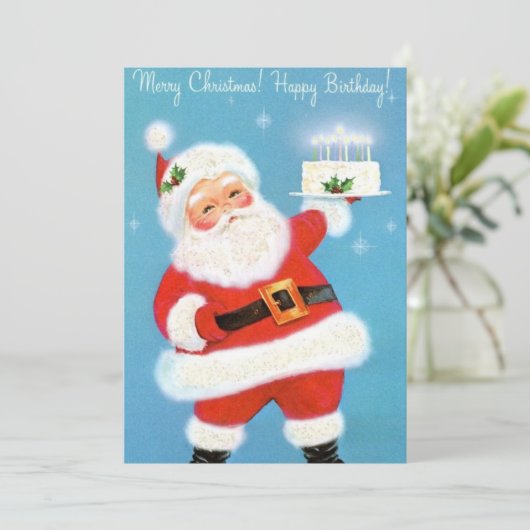  Kerstfeestdag Kerstmis Feestdagenkaart (Staand voorkant)