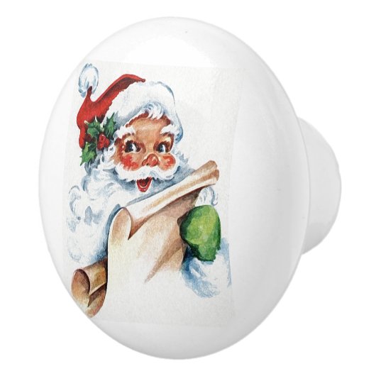 kerstfeestdag kerstmis keramische knop (Rechts)