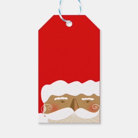 Kerstfeestdag kerstmis kerstmis cadeaulabel (Voorkant)