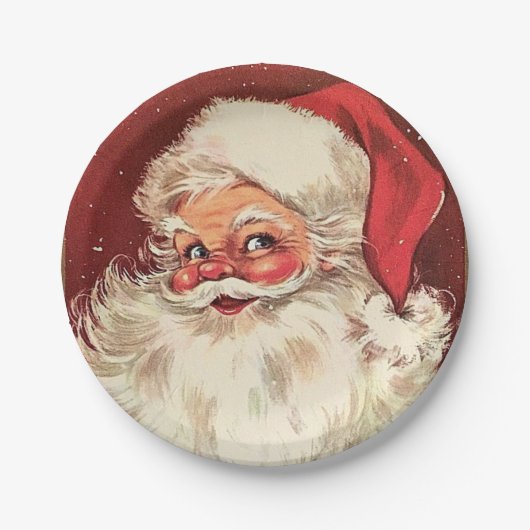 kerstfeestdag kerstmis papieren bordje (Voorkant)