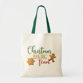 Kerstfeestdag - "kerstteam" - Grn Tote Bag