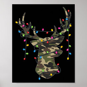 Kerstfeestdag kerstvakantiejacht rendierendamma's poster