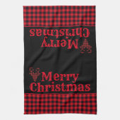 kerstfeestdag keukenhanddoekje Buffalo Pset Theedoek (Verticaal)