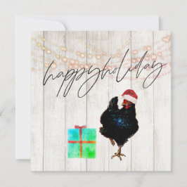 Kerstfeestdag - Kip Rooster Fun-groet