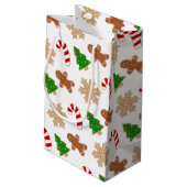 kerstfeestdag klein cadeauzakje (Achterkant Gekanteld)