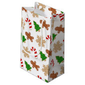 kerstfeestdag klein cadeauzakje (Achterkant Gekanteld)