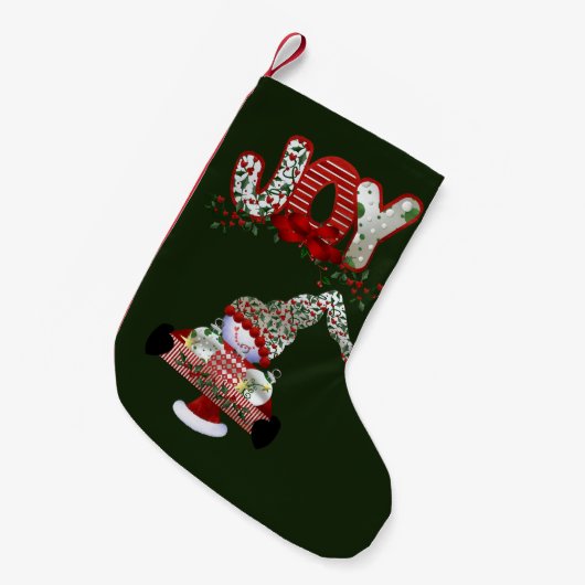 kerstfeestdag kleine kerstsok (Voorkant (Hangend))