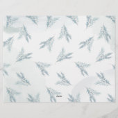 Kerstfeestdag Koekjeswisselaar Ontvang Briefhoofd (Achterkant)