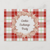 Kerstfeestdag Koekkeruitwisseling Briefkaart (Voorkant)