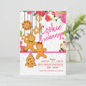 Kerstfeestdag Koekkeruitwisseling Kaart (Staand voorkant)