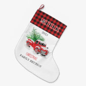 Kerstfeestdag komt overeen met familie-overeenstem grote kerstsok (Voorkant (Hangend))