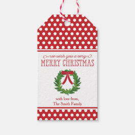 kerstfeestdag Label Cadeaulabel